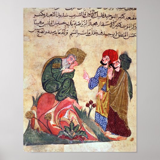 Socrates en zijn studenten poster (Voorkant)