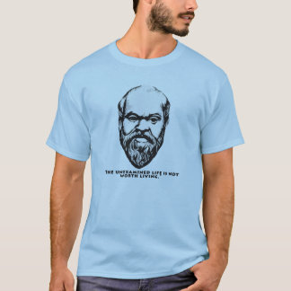 Socrates "Het niet onderzochte leven" T-shirt