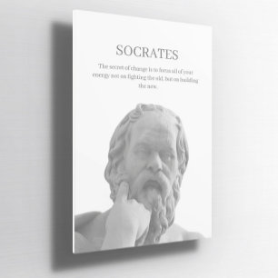 Socrates inspirerend quote Poster