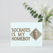Socrates is mijn Homeboy Briefkaart (Staand voorkant)