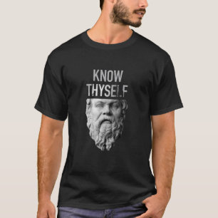Socrates Ken Uzelf Oracle van Delphi T Shirt