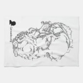 Socrates Kitchen Towel Theedoek (Horizontaal)