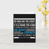 Socrates Lichamelijke Fitness Quote Bodybuilding o Kaart (Gele Bloem)