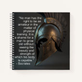 Socrates Lichamelijke Opleiding Quote Notitieboek (Voorkant)