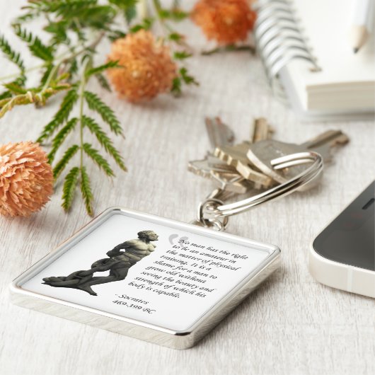 SOCRATES - Lichamelijke opvoeding Sleutelhanger (Zijkant)