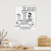 Socrates maakt een rechtszaak wegens wanpraktijken poster (Keuken)