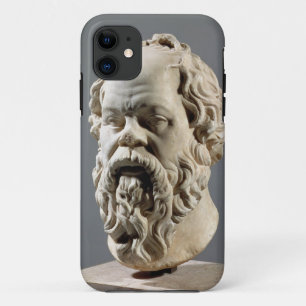 SOCRATES, marmerkop, kopie van een brons van de iPhone 11 Hoesje