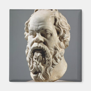 SOCRATES, marmerkop, kopie van een brons van de Magneet