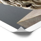 SOCRATES, marmerkop, kopie van een brons van de Poster (Hoek)