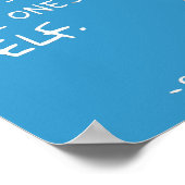 Socrates' "Move The World" Quote Poster (Blue) (Hoek)