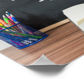 Socrates op Ware Wijsheid Filosofie Citaat Poster (Hoek)