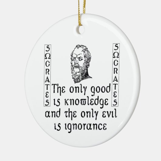 Socrates Ornament (Links)