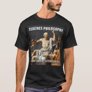 Socrates Philosophy Lecture Notes T-shirt