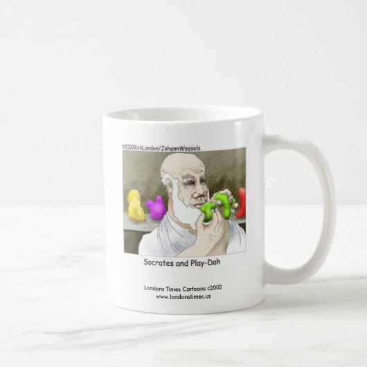 Socrates & Play-Doh Grappige koffiemok (Rechts)