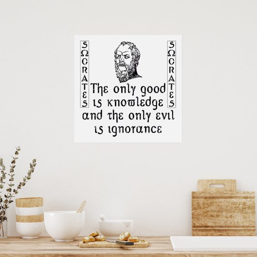 SOCRATES POSTER (Keuken)