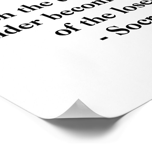 SOCRATES POSTER (Hoek)