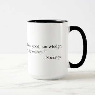 Socrates Quotable Quote Philosophy Coffee Mok