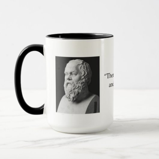 Socrates Quotable Quote Philosophy Coffee Mok (Links)