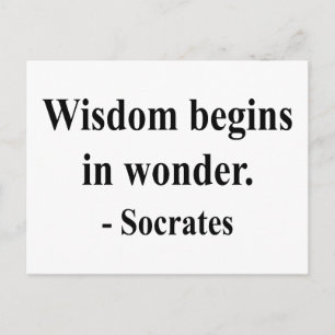 Socrates Quote 1a Briefkaart