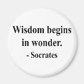 Socrates Quote 1a Magneet (Voorkant)