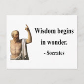 Socrates Quote 1b Briefkaart (Voorkant)