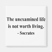 Socrates Quote 2a Magneet (Voorkant)