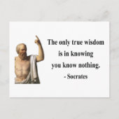 Socrates Quote 3b Briefkaart (Voorkant)