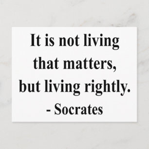 Socrates Quote 6a Briefkaart