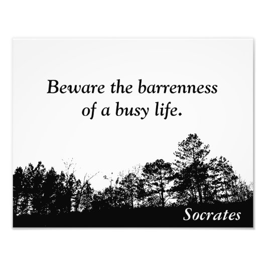SOCRATES - quote afdrukken Foto Afdruk (Voorkant)