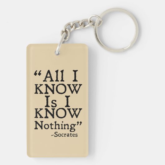 Socrates-Sleutelhanger Sleutelhanger (achterkant)