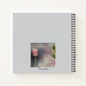 Socrates Soul Health Quote Pink Flower Journal Notitieboek (Achterkant)