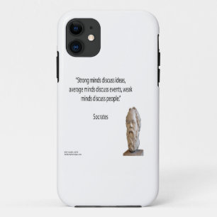 Socrates & Stronge Geesten Quote iPhone 5/5S Hoesj 11 Hoesje