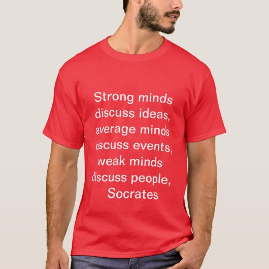 Socrates T-shirt (Voorkant)