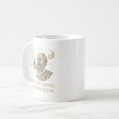 Socrates Vibes Ancient Mind Modern Soul Philosophe Koffiemok (Voorkant links)