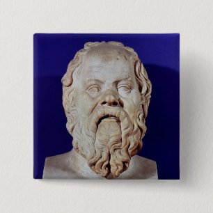 SOCRATES VIERKANTE BUTTON 5,1 CM