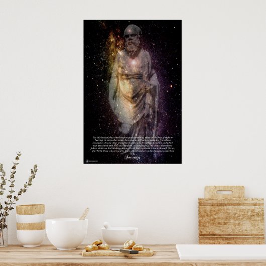 SOCRATES WAAR KUNNEN ZE? POSTER (Keuken)