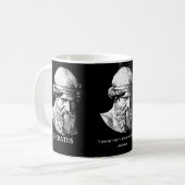 Socrates "Weet niets" CadeauMok Koffiemok (Voorkant links)