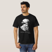 Socrates "Weet Niets" Filosofie T-Shirt (Voorkant volledig)