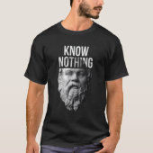 Socrates weet niets van Oracle of Delphi T-shirt (Voorkant)