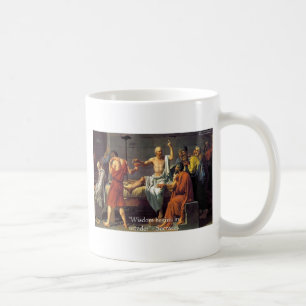 Socrates "Wijsheid/Wonder" Citaat Cadeaus T-shirts Koffiemok