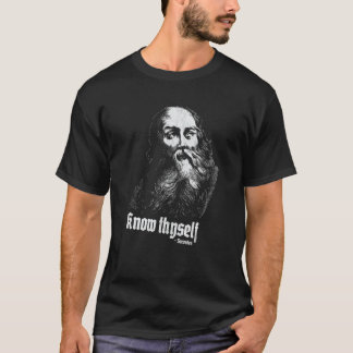 Socrates Zelfkennis Quote Ken Uzelf Grieks P T-shirt