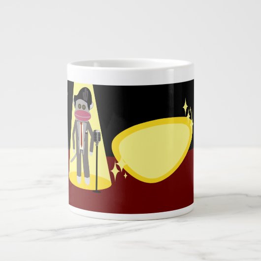 SOCTOMATISCHE SOCKVERSCHILLENDE Cartoon - art Grote Koffiekop (Voorkant)