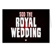 Sod The Royal Wedding (Voorkant Horizontaal)