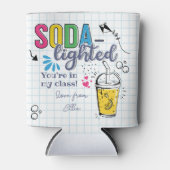 soda - bliksemflare sticker blikjeskoeler (Voorkant)