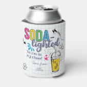 soda - bliksemflare sticker blikjeskoeler (Blikje Achterkant)