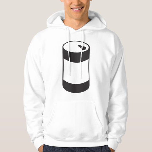 Soda Can Mannen Hoodie (Voorkant)