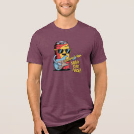 Soda Can Rock Star-muziekliefhebber Tri-Blend Shirt