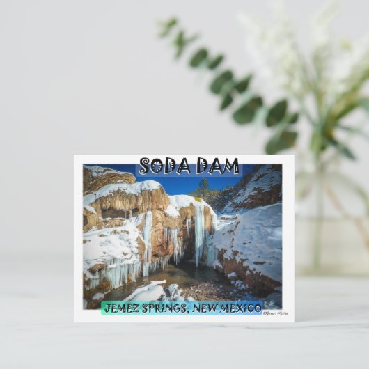 Soda Dam Briefkaart (Staand voorkant)