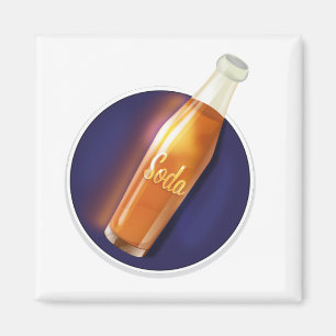 Soda Drink Metal Print Magneet