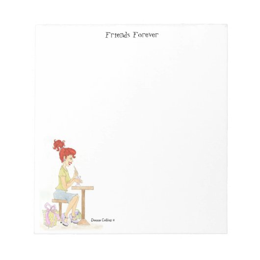 Soda Fountain Friends Notitieblok (Voorkant)